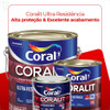 Tinta Esmalte Sintetico Coralit 225ml Branco Gelo Ultra Resi 4