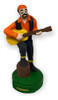 Escultura Ciganos Casal Cor Laranja 10 Cm Resina 3