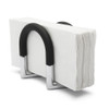 Servilletero Negro/cromo Swivel 0