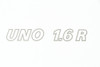 Adesivo Emblema Fiat Uno 1.6r Traseira Grafite Dx1363 Fgc 0 Adesivo Emblema Fiat Uno 1.6r Traseira Grafite Dx1363 Fgc 0