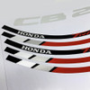 Adesivos Filete Roda Honda Twister Cb 250 Vermelho Refletivo 2
