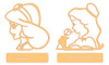 Pack Vectores Corte Laser - 14 Centros De Mesa Princesas 3