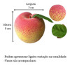 10 Frutas Artificiais Premium - Pêssego Decorativo Realista 1