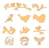 Pack De Vectores Corte Laser- Figuras Pajaros 4