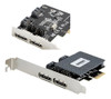 6gbps Pci-e Express Conectables A 4 Puertos Sata 3.0 Tarjeta 0