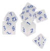 4 Conjunto De Dados Poliédricos De Plástico, 2-4 4 Pcs 0