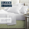 ~? Hc Collection Sage King Bed Skirt - Dust Ruffle W / 14 In 4 ~? Hc Collection Sage King Bed Skirt - Dust Ruffle W / 14 In 4