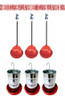 Kit  3  Pendulares  Galinha E 3 Comedouros Tubulares 10kg 1