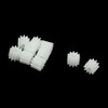 10 Piezas De Plastico Blanco 10 Dientes Modelos Electricos 0