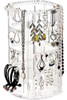 Cq Acrylic 360 Soportes De Exhibición De Aretes Giratorios. 0