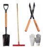 Kit Combo Jardineria Tramontina Pala + Cortacerco+rastrillo 0