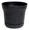 Bloem Saturn Maceta Con Saucer 12 Negro Sp1200 0 Bloem Saturn Maceta Con Saucer 12 Negro Sp1200 0