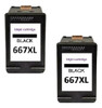 Cartucho Compativel Kit 2 Preto 667 2376 2374 2776 0