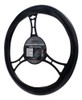 Cubre Volante 38 Cm Negro Cuero 3