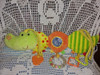 Sonajero Peluche Cocodrilo 0