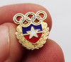 Pin Esmaltado Escudo Chile Juegos Olimpicos Futbol Antiguo 0