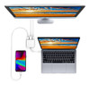 Cable Adaptador Tipo C Plateado Hdmi Usb Para Mac Otec 5