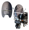 Bolha Parabrisa Universal Grande Para Motos 62x47 - Fume 1