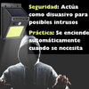 Lampara Exterior Farol Solar Led Recargable Jardin  Luz Fria 6