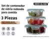 Combo De 3 Bols Alimientos Con Tapa Cocina Organizador Env G 3