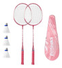 Conjunto De Raquetes De Badminton Profissionais Para Rosa 0