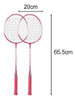 Conjunto De Raquetes De Badminton Profissionais Para Rosa 1