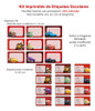 Kit Imprimible Etiquetas Escolares Cars Editable 2