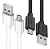 Cable Micro Usb, 2 Paquetes De Cable De Cargador De Android 0
