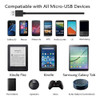 Cable Micro Usb, 2 Paquetes De Cable De Cargador De Android 5