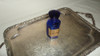 Raro Frasco Farmacia Azul Antiguo Coleccion Decoracion Vealo 1