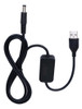 Cable Sinloon Usb 5v A Dc 12v, 5.5 X 2.1 Mm/negro 3