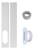 Kit Régua De Janela + Adaptador Ar Condicionado Portátil 13 0