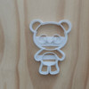 Cortantes Galletas Cerámica Porcelana Fondant Oso Panda Nene 3