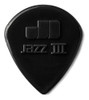 Kit Com 6 Palhetas Dunlop Nylon Jazz Iii Preta 2