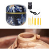 Mini Máquina De Cerâmica Elétrica De Azul Escuro 2