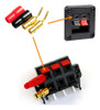 Oiyagai 4-pair 2 platano Plug Pin Tipo De Tornillo, Audio Ca 2