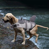 Chaqueta De Seguridad Para Perros Ajustable, Gris Tiburón Gr 6 Chaqueta De Seguridad Para Perros Ajustable, Gris Tiburón Gr 6