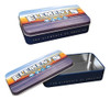 Lata Rectangular Guardado Tin Case Blue / Elements 1