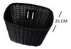 Canasto Para Bicicleta Delantero Grande De Pvc Negro 3
