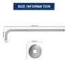 Brazo De Ducha Nearmoon, Brazo Extra Fijo Con Brida, Brazo D 1