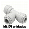 Kit 04 Dmfit - Atu060606 - União - Têe - 3 X 3/8 2