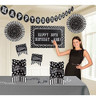 Decoración De Fiesta Amscan 241143, Tamaños Surtidos, Negro 1