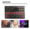Placa De Som De Interface De Áudio M9 Live Voice Mixer Exter 1