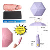 Mini Guarda Chuva Blackout Cabe Palma Da Mão: Cores Sortidas 4