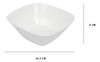 Ensaladera Cuadrada Plastica Blanco Crom Crom Cro080 1 Ensaladera Cuadrada Plastica Blanco Crom Crom Cro080 1
