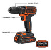 Taladro / Atornillador Inalámbrico Black + Decker 20v Max (b 1