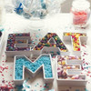 Plato Decorativo Ceramica Blanca Letra Y 4