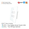 Interruptor Tactil De Pared 4 Botones Zigbee3.0 W 0