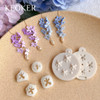Moldes Para Brincos De Argila Polimérica Keoker Mini Lavende 2
