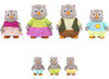 Lil Woodzeez Set Familia De Búhos Numerosa Animales 6576 1